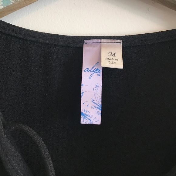 Francesca's Alya | Lace-up Neck Mini Dress - Picture 4 of 6